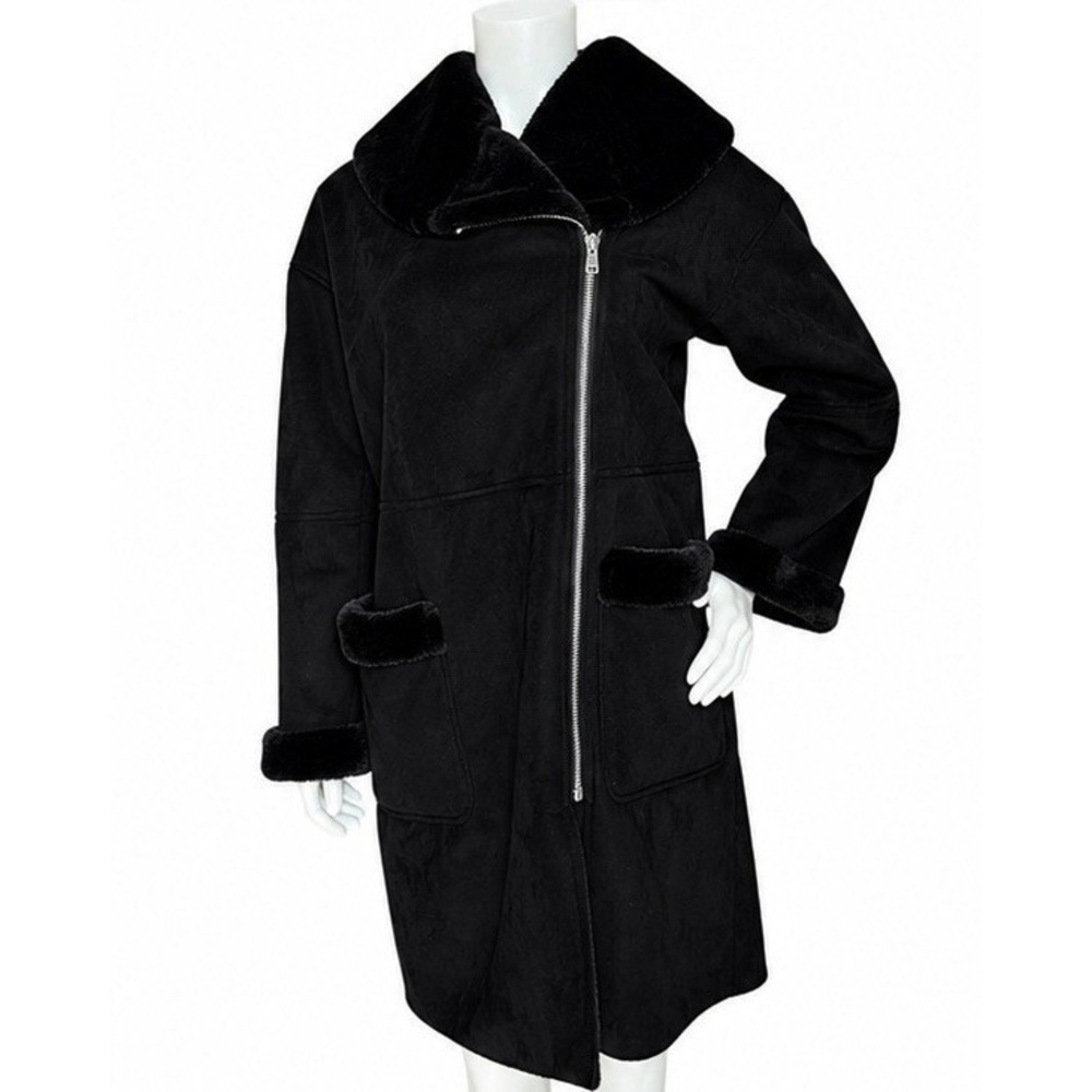 Women's Religion XS Knee Length Black Jacket